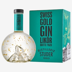 Swiss Gold Gin Likör Quitte-Yuzu